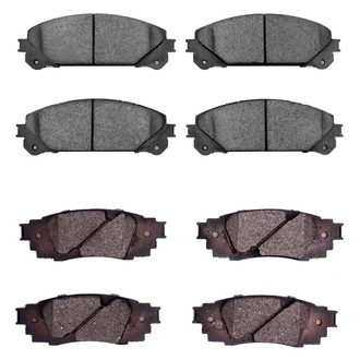 R1 Concepts® - Ceramic Front and Rear Brake Pad Set
