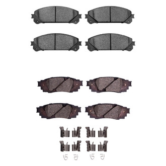 R1 Concepts® - Ceramic Front and Rear Brake Pad Set
