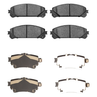 R1 Concepts® - Ceramic Front and Rear Brake Pad Set