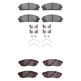 R1 Concepts® - Ceramic Front and Rear Brake Pad Set