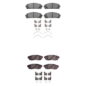 R1 Concepts® - Ceramic Front and Rear Brake Pad Set