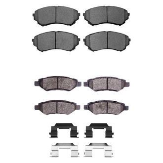 R1 Concepts® - Ceramic Front and Rear Brake Pad Set