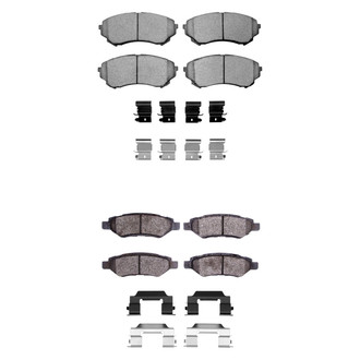 R1 Concepts® - Ceramic Front and Rear Brake Pad Set