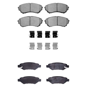 R1 Concepts® - Ceramic Front and Rear Brake Pad Set