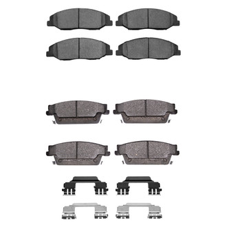 R1 Concepts® - Ceramic Front and Rear Brake Pad Set