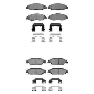 R1 Concepts® - Ceramic Front and Rear Brake Pad Set