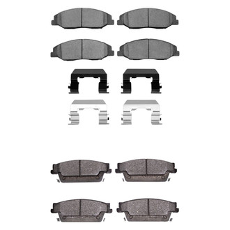 R1 Concepts® - Ceramic Front and Rear Brake Pad Set