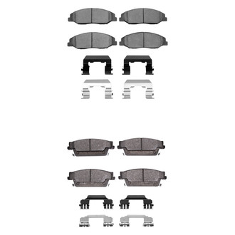 R1 Concepts® - Ceramic Front and Rear Brake Pad Set