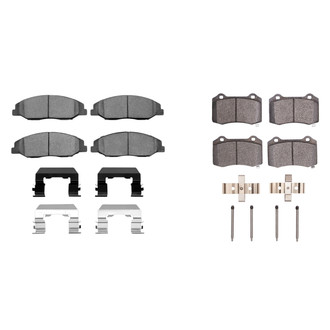 R1 Concepts® - Ceramic Front and Rear Brake Pad Set