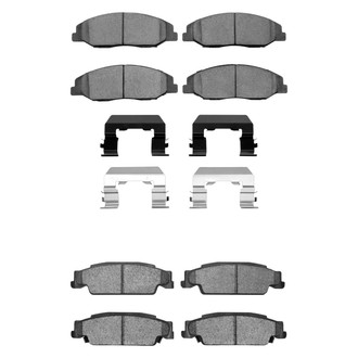 R1 Concepts® - Ceramic Front and Rear Brake Pad Set
