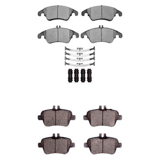 R1 Concepts® - Ceramic Front and Rear Brake Pad Set