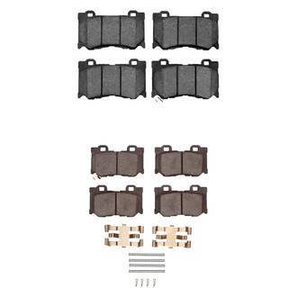 R1 Concepts® - Ceramic Front and Rear Brake Pad Set
