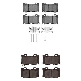 R1 Concepts® - Ceramic Front and Rear Brake Pad Set