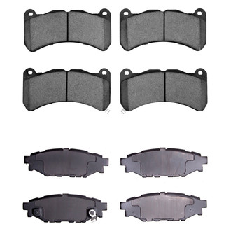 R1 Concepts® - Ceramic Front and Rear Brake Pad Set