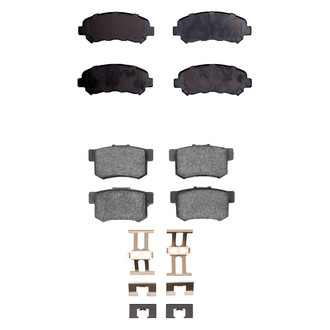 R1 Concepts® - Ceramic Front and Rear Brake Pad Set