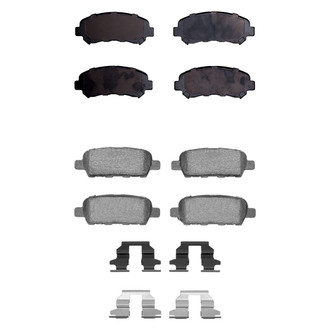 R1 Concepts® - Ceramic Front and Rear Brake Pad Set