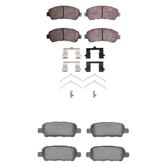 R1 Concepts® - Ceramic Front and Rear Brake Pad Set
