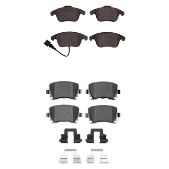 R1 Concepts® - Ceramic Front and Rear Brake Pad Set