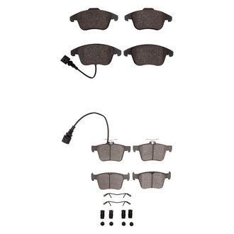R1 Concepts® - Ceramic Front and Rear Brake Pad Set