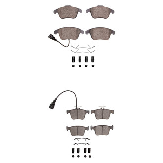R1 Concepts® - Ceramic Front and Rear Brake Pad Set