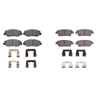 R1 Concepts® - Ceramic Front and Rear Brake Pad Set