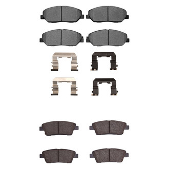 R1 Concepts® - Ceramic Front and Rear Brake Pad Set
