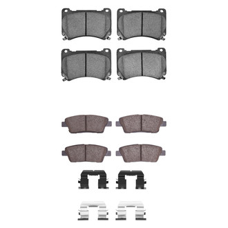 R1 Concepts® - Ceramic Front and Rear Brake Pad Set