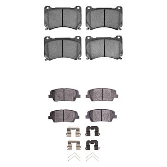 R1 Concepts® - Ceramic Front and Rear Brake Pad Set