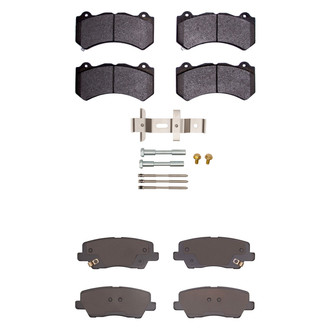 R1 Concepts® - Ceramic Front and Rear Brake Pad Set