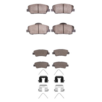 R1 Concepts® - Ceramic Front and Rear Brake Pad Set