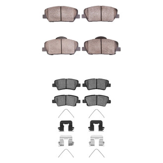 R1 Concepts® - Ceramic Front and Rear Brake Pad Set