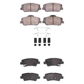 R1 Concepts® - Ceramic Front and Rear Brake Pad Set