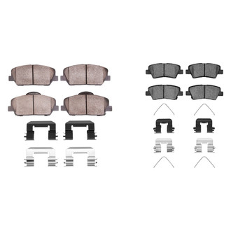 R1 Concepts® - Ceramic Front and Rear Brake Pad Set