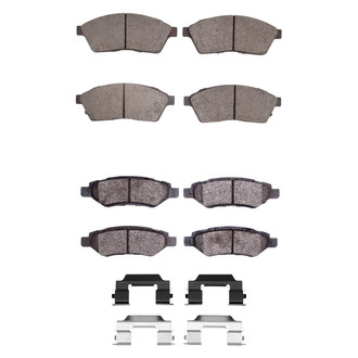 R1 Concepts® - Ceramic Front and Rear Brake Pad Set