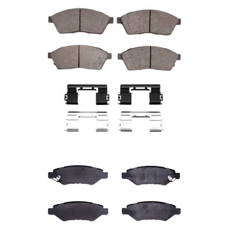 R1 Concepts® - Ceramic Front and Rear Brake Pad Set