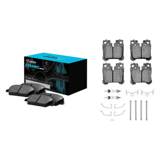 R1 Concepts® - Ceramic Front and Rear Brake Pad Set