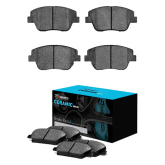 R1 Concepts® - Ceramic Front and Rear Brake Pad Set