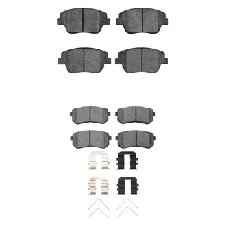 R1 Concepts® - Ceramic Front and Rear Brake Pad Set