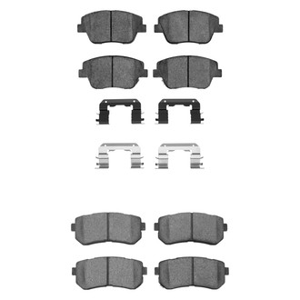 R1 Concepts® - Ceramic Front and Rear Brake Pad Set