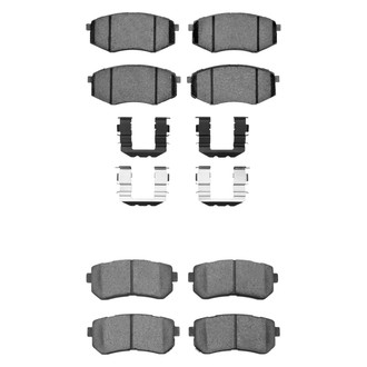R1 Concepts® - Ceramic Front and Rear Brake Pad Set