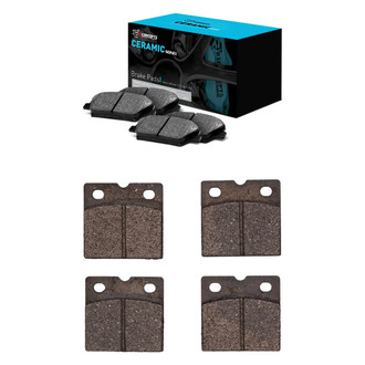 R1 Concepts® - Ceramic Front and Rear Brake Pad Set
