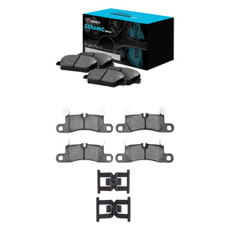 R1 Concepts® - Ceramic Front and Rear Brake Pad Set