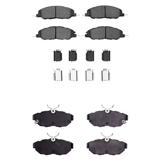 R1 Concepts® - Ceramic Front and Rear Brake Pad Set