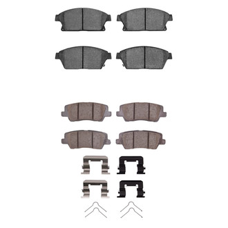 R1 Concepts® - Ceramic Front and Rear Brake Pad Set
