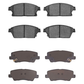 R1 Concepts® - Ceramic Front and Rear Brake Pad Set