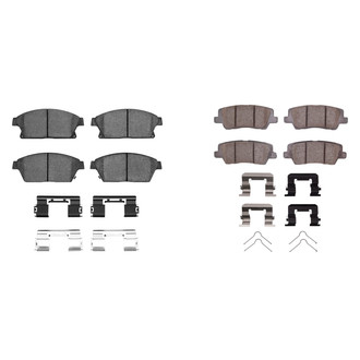 R1 Concepts® - Ceramic Front and Rear Brake Pad Set