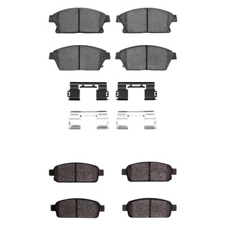 R1 Concepts® - Ceramic Front and Rear Brake Pad Set