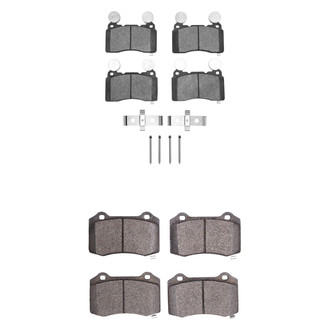 R1 Concepts® - Ceramic Front and Rear Brake Pad Set