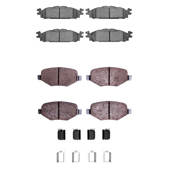 R1 Concepts® - Ceramic Front and Rear Brake Pad Set