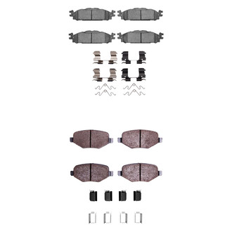R1 Concepts® - Ceramic Front and Rear Brake Pad Set